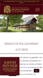 Mobile Screenshot of eventshenslerhof.de